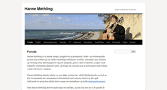 Desktop Screenshot of hannemethling.dk